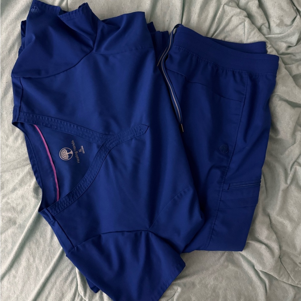 Blue Scrub Set
